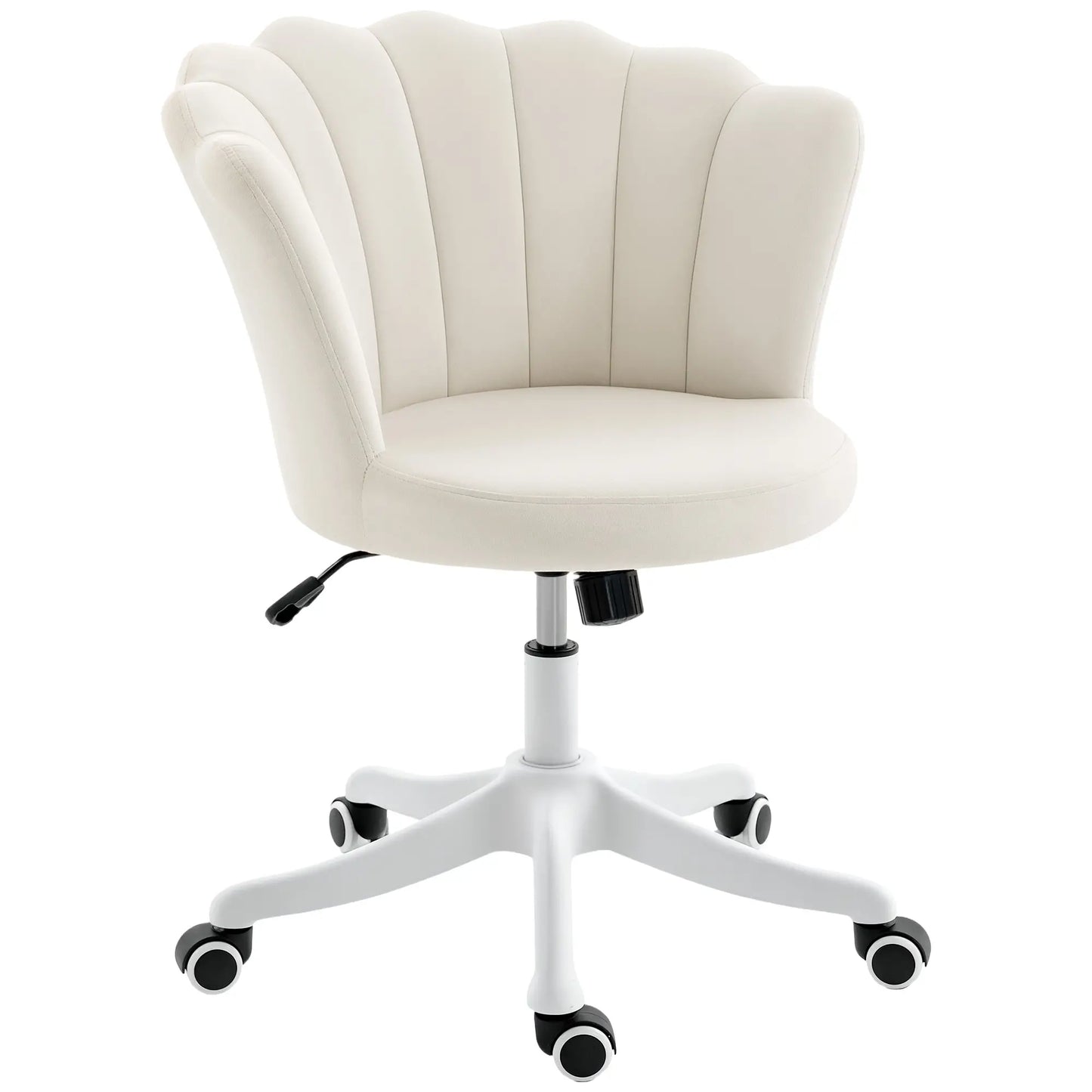 Armless Swivel Desk Chair, Adjustable Height, Cream Task Chairs at Gallery Canada