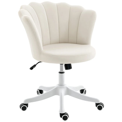 Armless Swivel Desk Chair, Adjustable Height, Cream Task Chairs at Gallery Canada