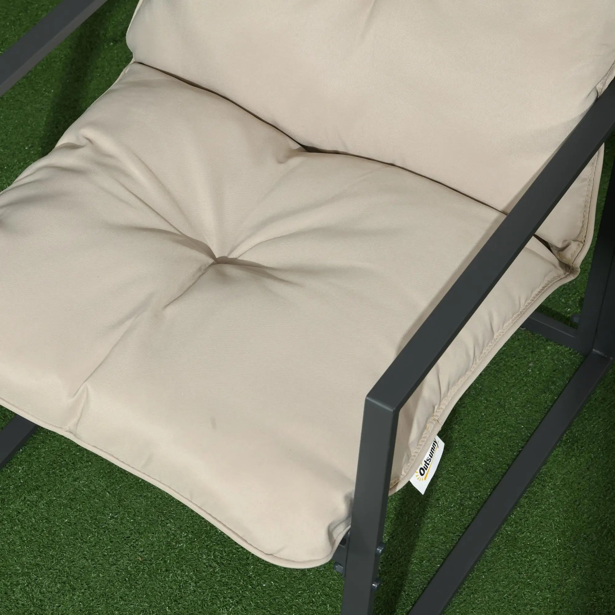 4pc Outdoor Furniture Set, Patio Conversation Set, Tempered Glass Table, Beige Patio Furniture Sets at Gallery Canada