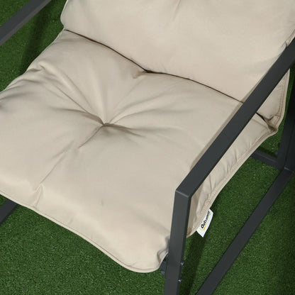 4pc Outdoor Furniture Set, Patio Conversation Set, Tempered Glass Table, Beige Patio Furniture Sets at Gallery Canada