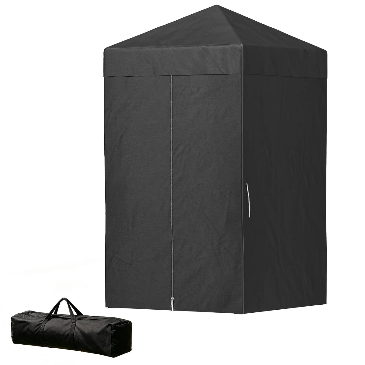 4 x 4 ft Compact Pop Up Canopy Tent, Portable Instant Privacy, Black Pop Up Canopies Black at Gallery Canada