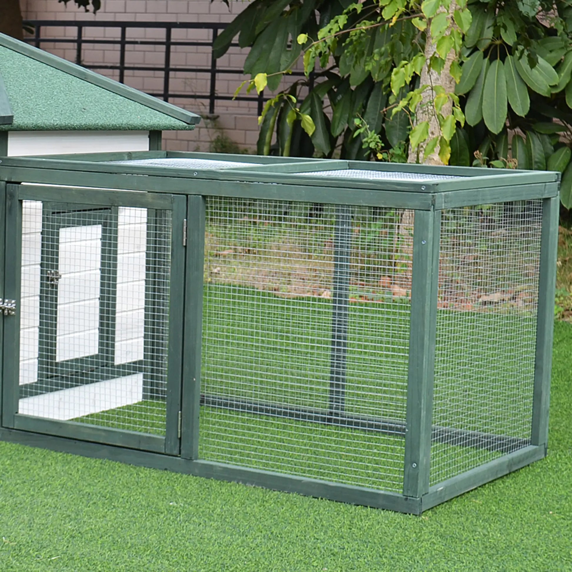 77 Chicken Coop, Rabbit Hutch, Poultry Cage, Outdoor, Green Chicken Coops at Gallery Canada