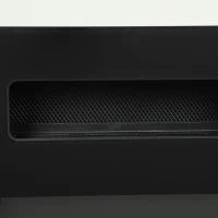 Electric Fireplace 60", Recessed Wall Mounted, Freestanding, Black