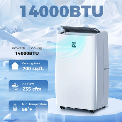 14000 BTU Portable Air Conditioner, Dehumidifier, Fan, 700 Sq. Ft, Cool Air Conditioner at Gallery Canada