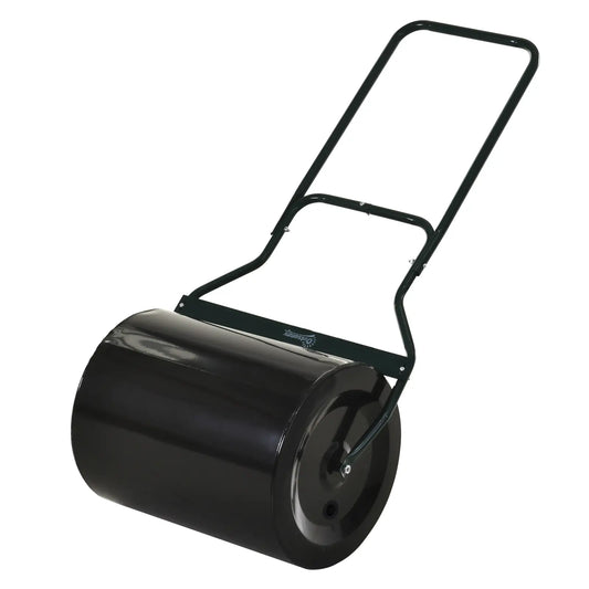 20" Heavy Duty Lawn Roller, 16 Gal Water/Sand, Black Lawn Rollers Green and Black at Gallery Canada