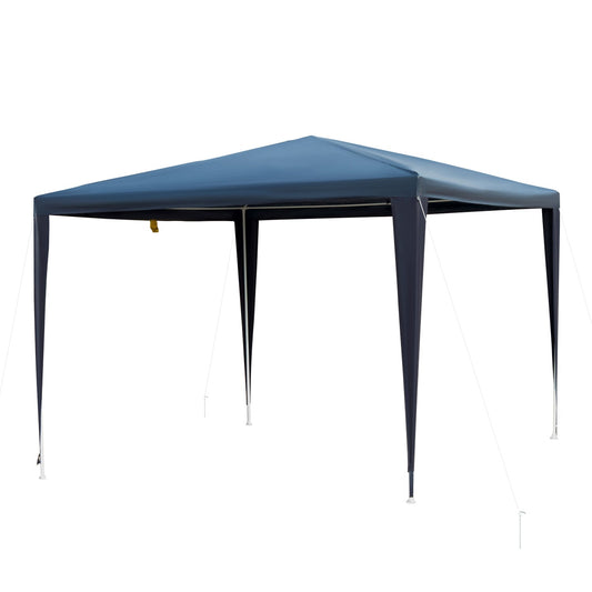 10x10ft Party Tent Portable Gazebo Folding Garden Canopy Event Shelter Outdoor Sunshade Blue - Gallery Canada