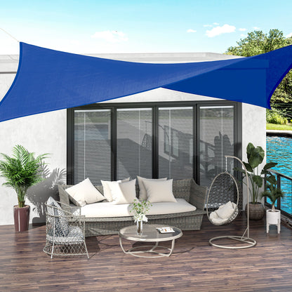 13' x 10' Sun Shade Sail with Led Lights, 90% UV Block Outdoor Shade Cloth Sunscreen Canopy for Lawn Patio Garden Yard at Gallery Canada