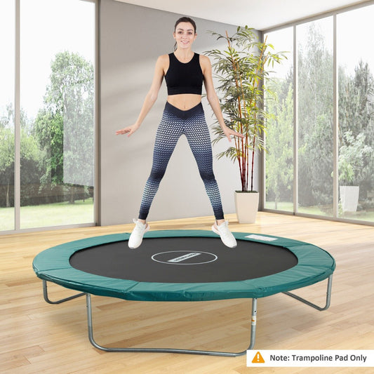 14FT Trampoline Pad Φ168" Trampolining Replacement Jump Bounce Exercise GYM Pad Only (Green) - Gallery Canada