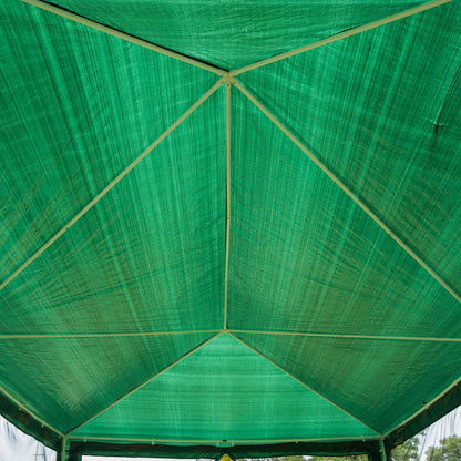19'x9' Party Tent Gazebo Canopy Garden Sun Shade for Outdoor Event with Removable Mosquito Mesh Netting, Green - Gallery Canada