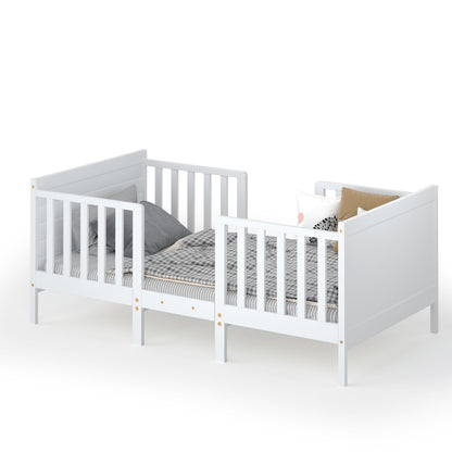 2-in-1 Convertible Toddler Bed with Guardrails at Gallery Canada