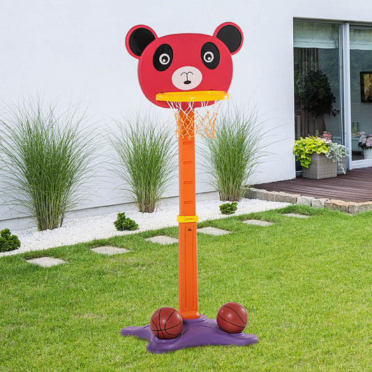 2 in 1 Kids &; Toddler Basketball Hoop with 2 Balls and Dart Board Adjustable Easy Score for 3-8 years Indoor Outdoor Children Sport Game Toy - Gallery Canada