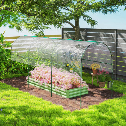 Tomato Greenhouse Tunnel, 4 Hoops, Top Tap, 157.5" x 48.4" x 67.3", Clear Tunnel Greenhouses at Gallery Canada