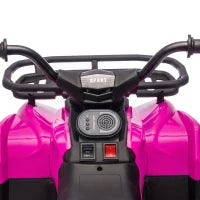 12V Quad ATV pour enfants, Quad électrique à conduire, Double moteurs, Rose