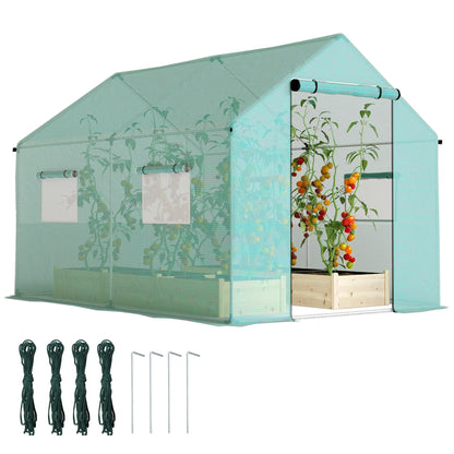 Walk-in Tunnel Greenhouse, UV-Resistant, 6.6' x 10' x 6.6', Green Tunnel Greenhouses at Gallery Canada