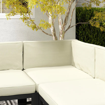 Replacement Cushions for Rattan Furniture, 14 Piece, Cream Patio Chair Cushions at Gallery Canada