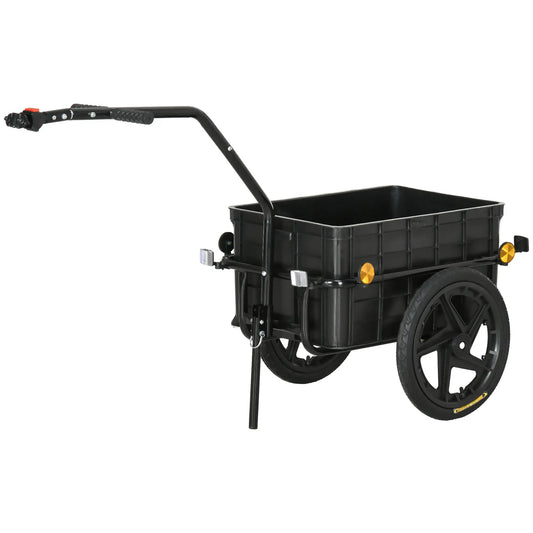 Multi-Functional Bike Trailer, Steel, Large, Grey Bike Cargo Trailers Grey at Gallery Canada