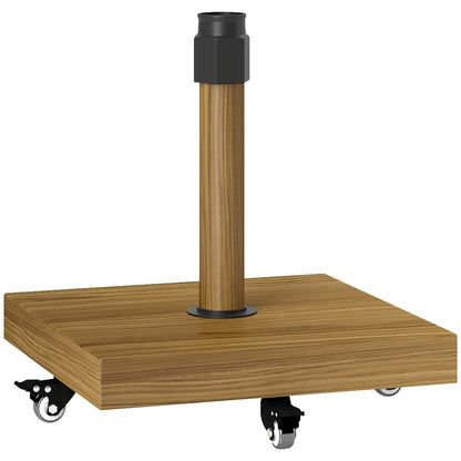 Heavy Duty Patio Umbrella Stand with Wheels, Outdoor Base Holder Umbrella Bases at Gallery Canada