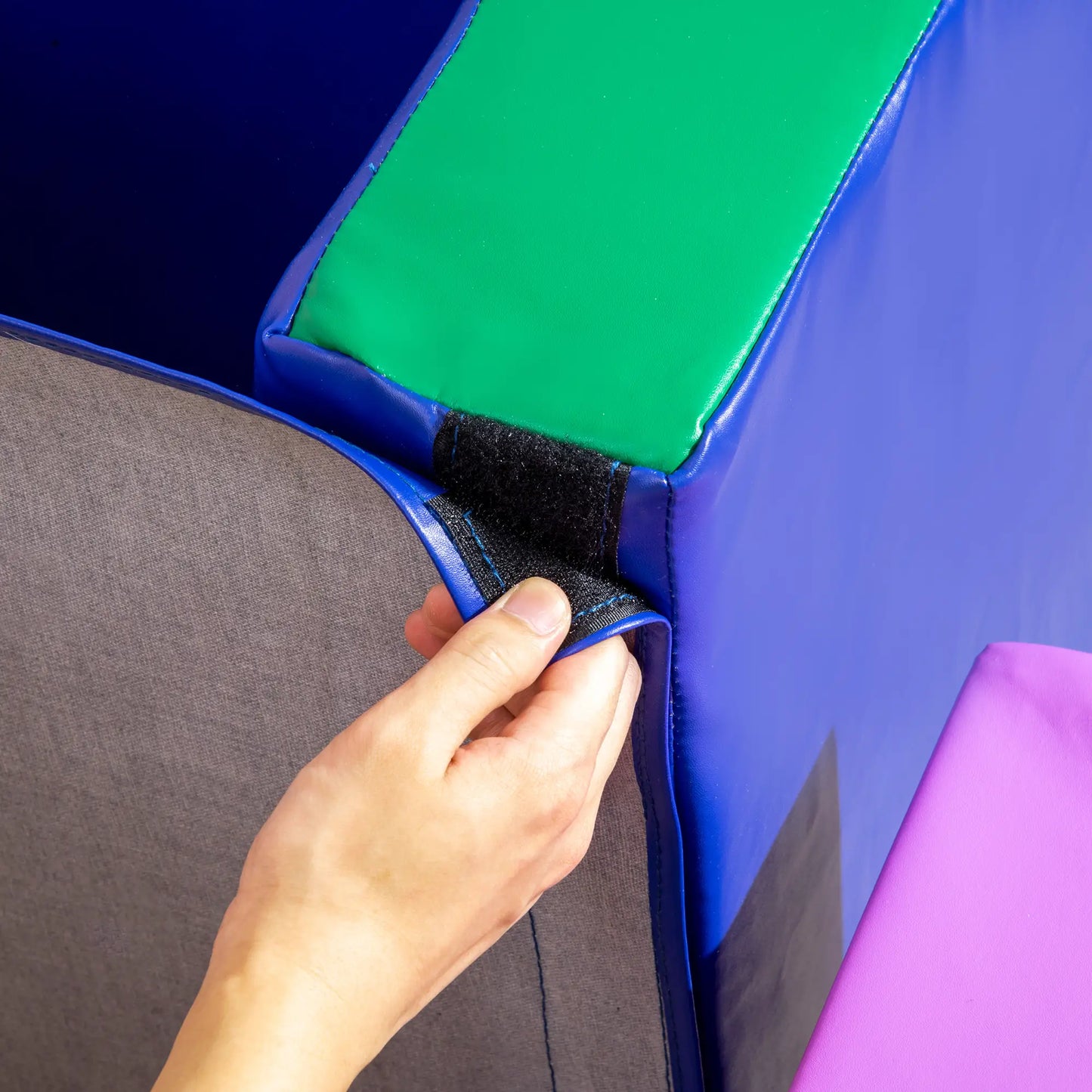 7-Piece Soft Play Foam Climbing Blocks for Toddlers, Kids Educational Toys, Multicolored Baby Gym & Playmats at Gallery Canada