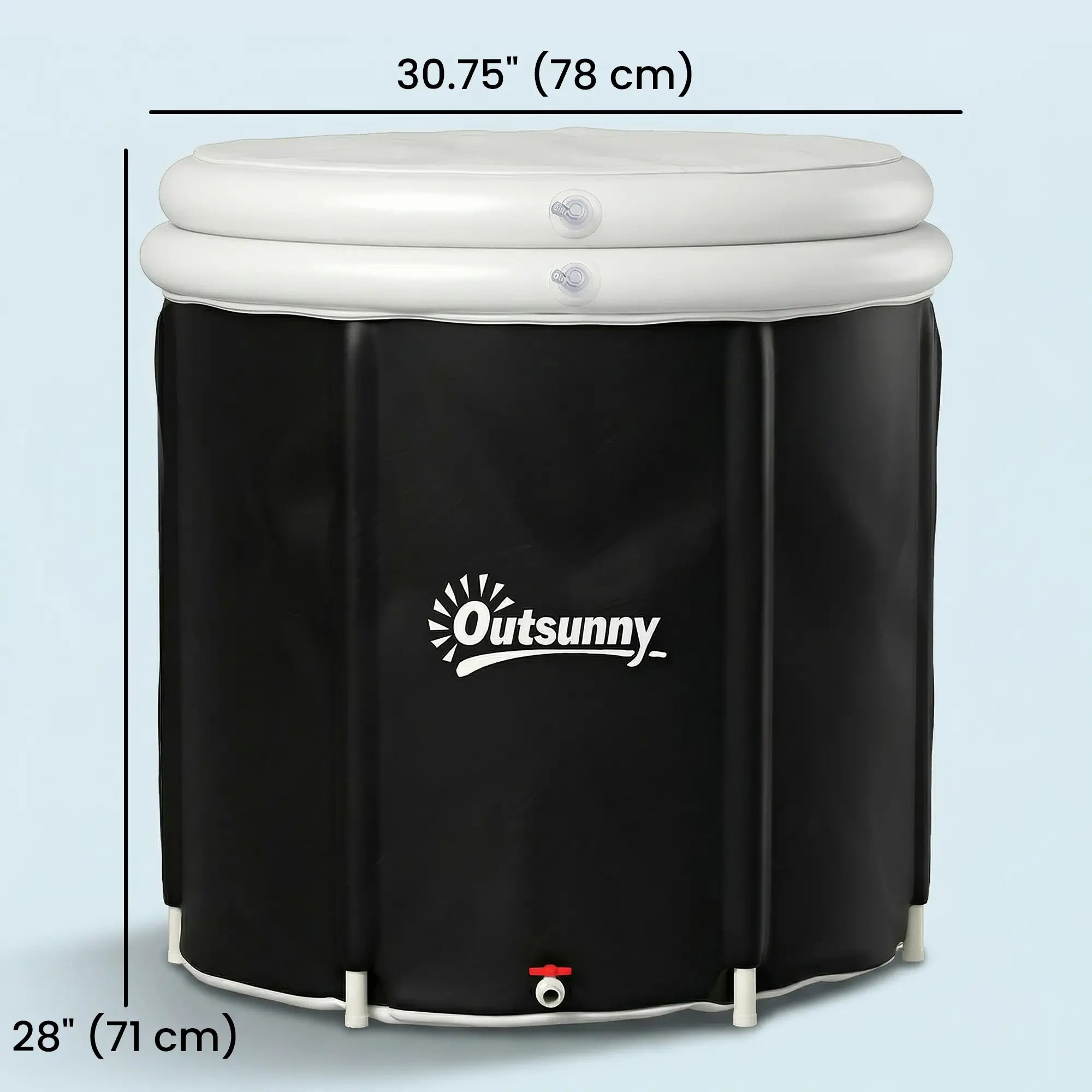 71 Gal Ice Bath Tub With Cover, Pump, Portable Inflatable Cold Plunge Outdoor Swimming Pools & Hot Tubs at Gallery Canada