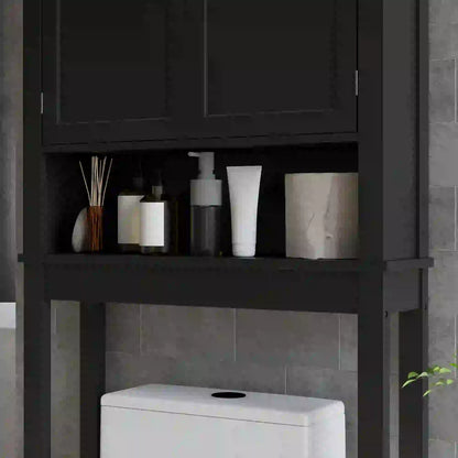 3-Tier Over Toilet Storage, Adjustable Shelf, Bathroom Laundry Bathroom Cabinets at Gallery Canada