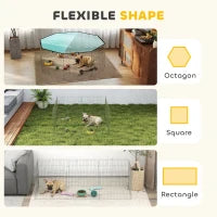 Enclos pour animaux de compagnie pliable avec couvercle supérieur, enclos pour chien portable et robuste
