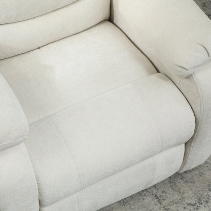 Massage Recliner Chair, Power Recliner, Remote, Pockets, 2 Memory Positions, Beige Single Sofas at Gallery Canada