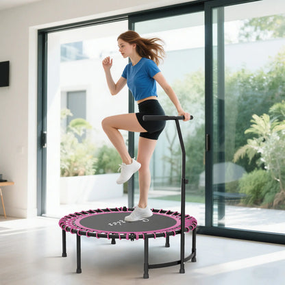 45" Mini Trampoline For Adults, Foldable Fitness Rebounder Trampolines at Gallery Canada