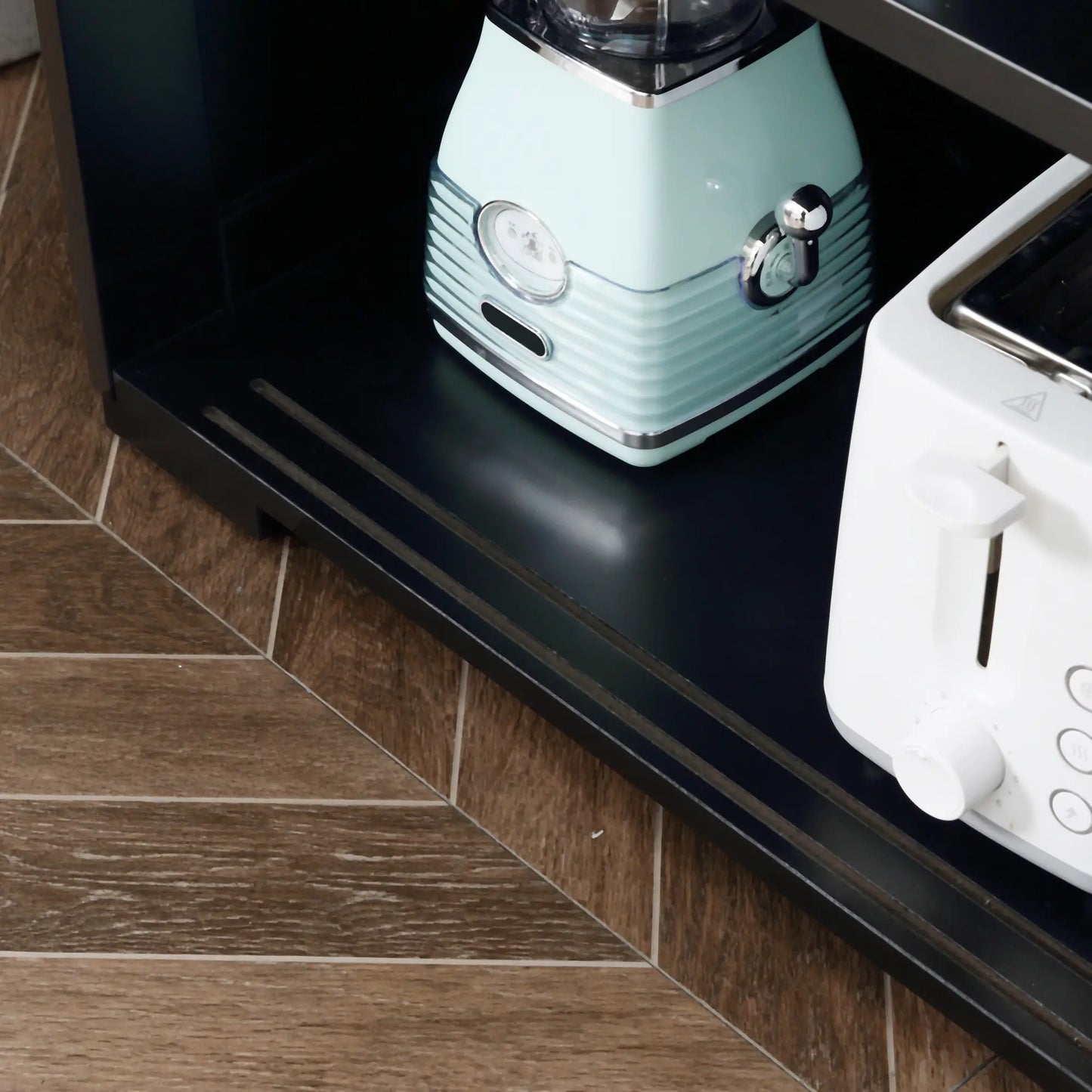 Modern Kitchen Sideboard, Stackable Storage Cabinet, Sliding Glass Door, Black Bar Cabinets at Gallery Canada
