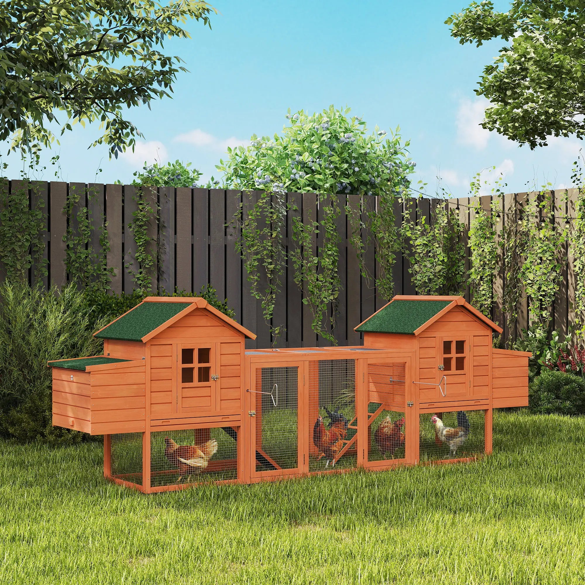 Extra Large Chicken Coop, Wooden Poultry House, Rabbit Hutch, Outdoor Run Chicken Coops at Gallery Canada