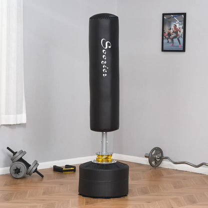 Freestanding Boxing Punch Bag Stand, Adjustable Height, Fillable Base Punching Bag Hangers at Gallery Canada