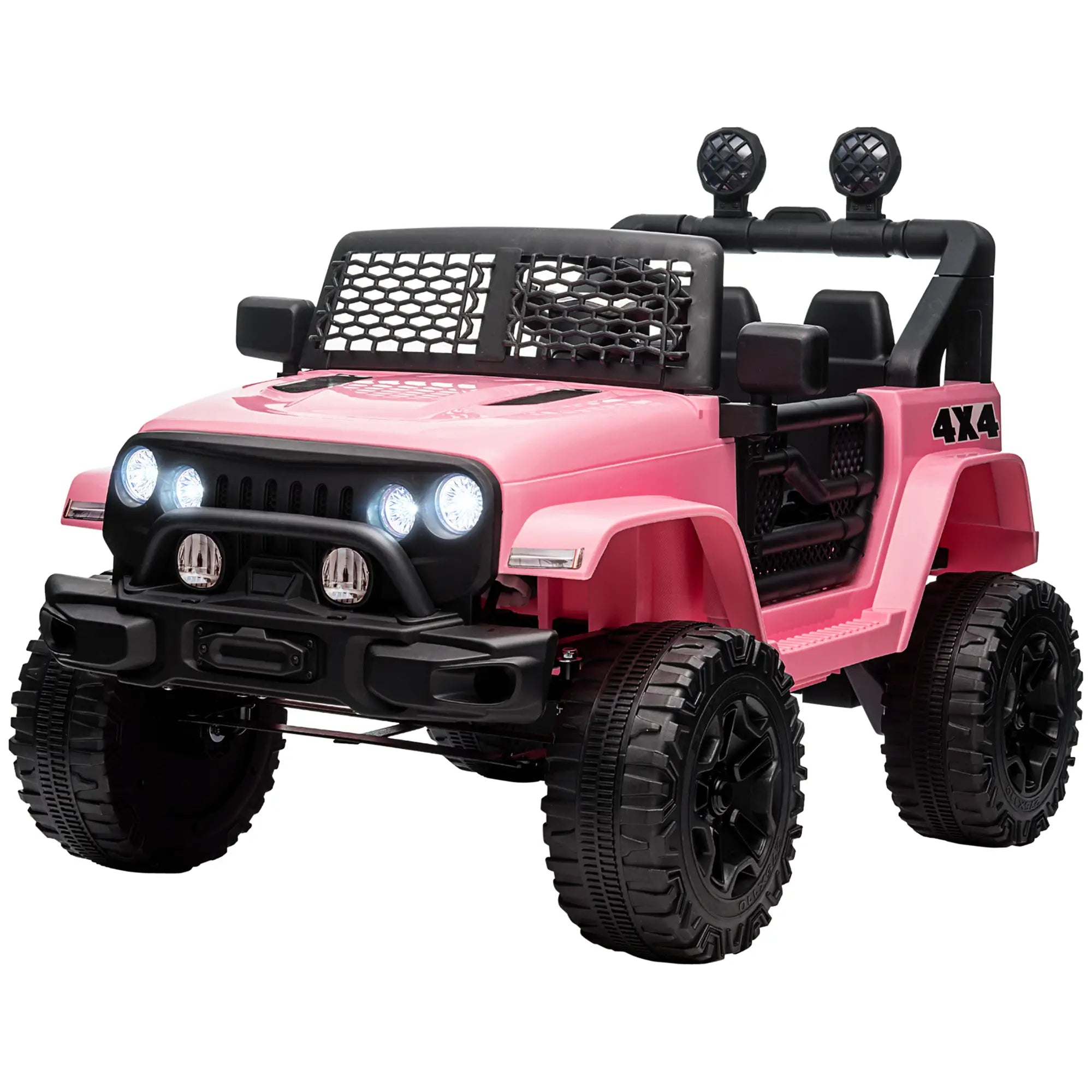 12V Electric Truck, Off Road Remote Control, Adjustable Speed, Ride on Car, Pink Electric Toy Cars at Gallery Canada