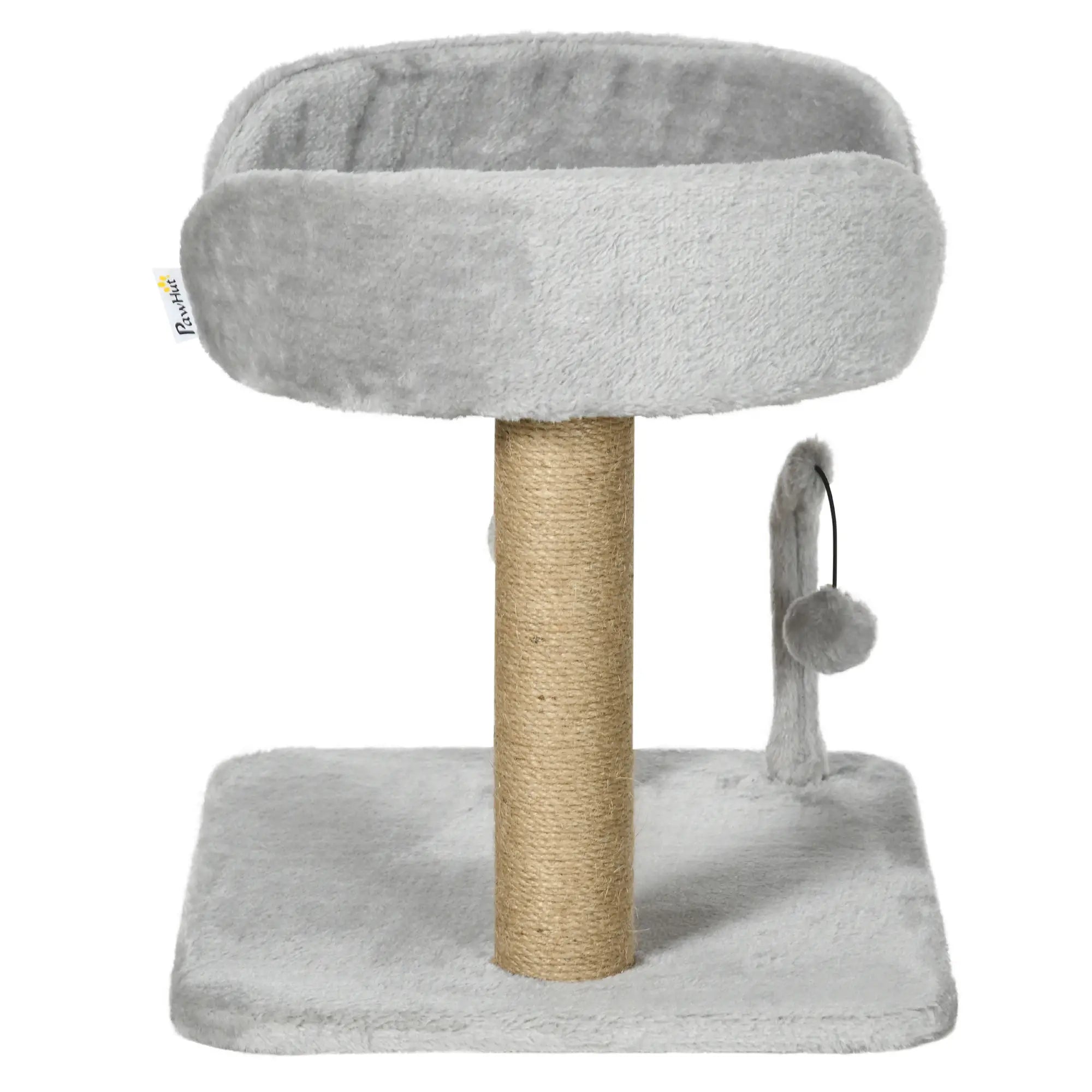 Small Cat Tree, Jute Scratching Posts, Top Perch, Light Grey Cat Trees at Gallery Canada