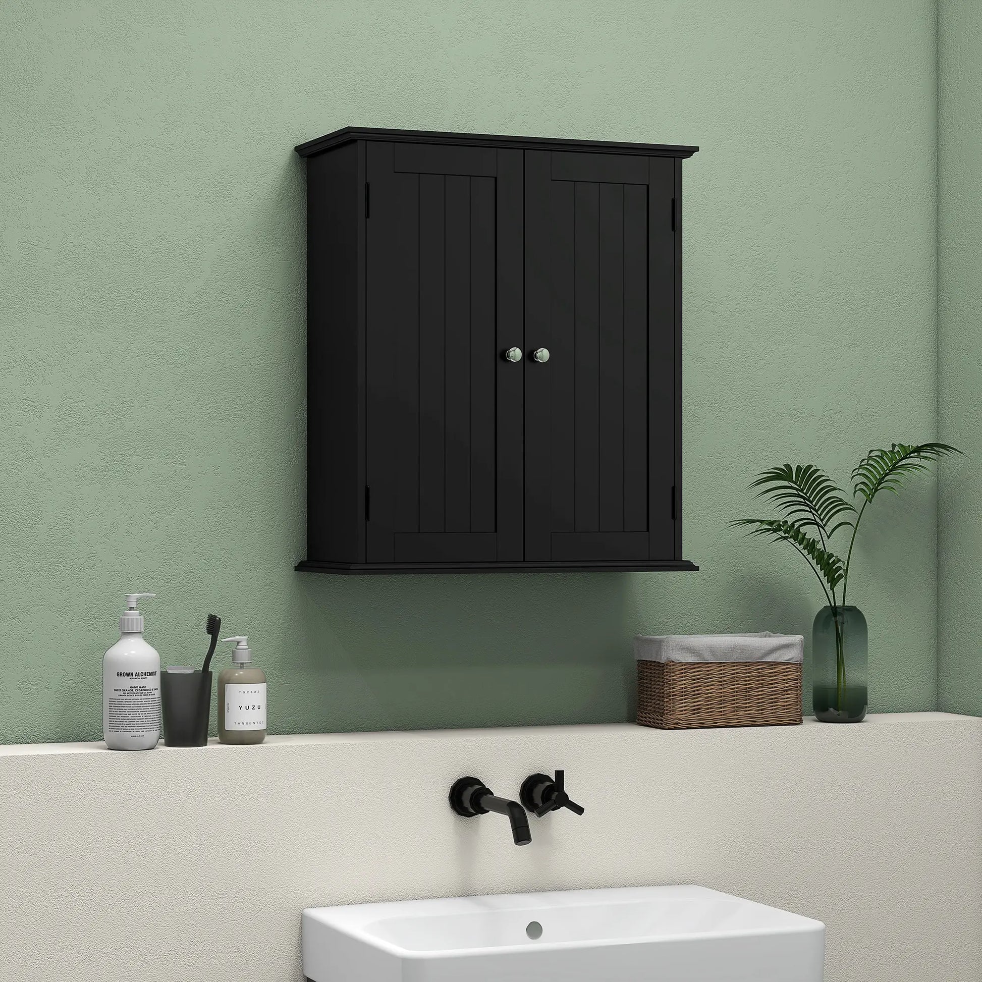 Bathroom Medicine Cabinet, 2 Doors, Adjustable Shelf, Over Toilet Wall Mounted Cabinets at Gallery Canada