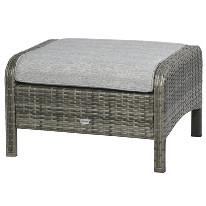 5-Piece Wicker Patio Sofa Set, Thick Padded Cushions, Light Grey Patio Furniture Sets at Gallery Canada