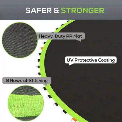 Trampoline Replacement Mat, 14' Size, Green Color Trampolines at Gallery Canada