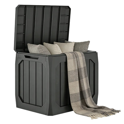 32 Gallon Deck Box, Resin Outdoor Storage, Waterproof UV Resistant Patio Storage Boxes at Gallery Canada
