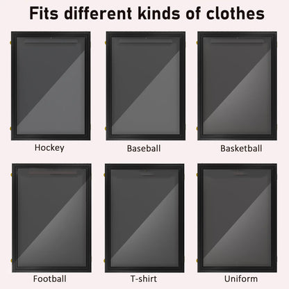 24" x 32" Hockey Jersey Frame, Basketball, Football, Baseball, Black Jersey Display Cases at Gallery Canada