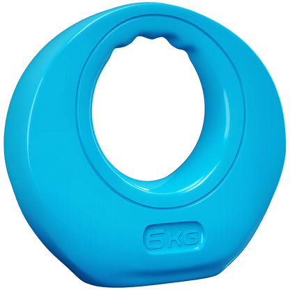 13lbs Kettlebell, Wide Handle, Home Gym Weight Lifting, Light Blue Strength Training Equipment at Gallery Canada