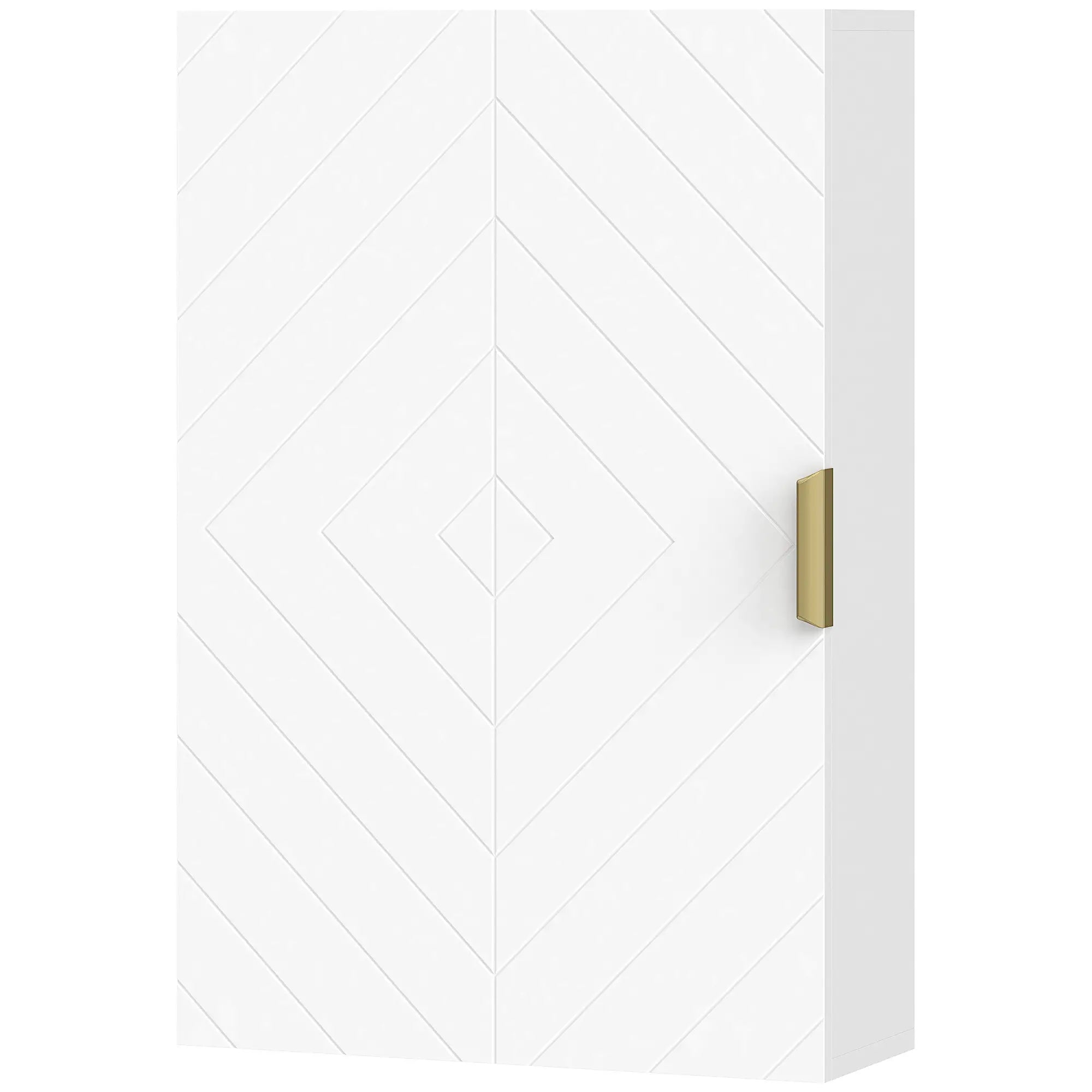 Modern Bathroom Medicine Cabinet, Adjustable Shelves, Single Door Bathroom Cabinets White at Gallery Canada
