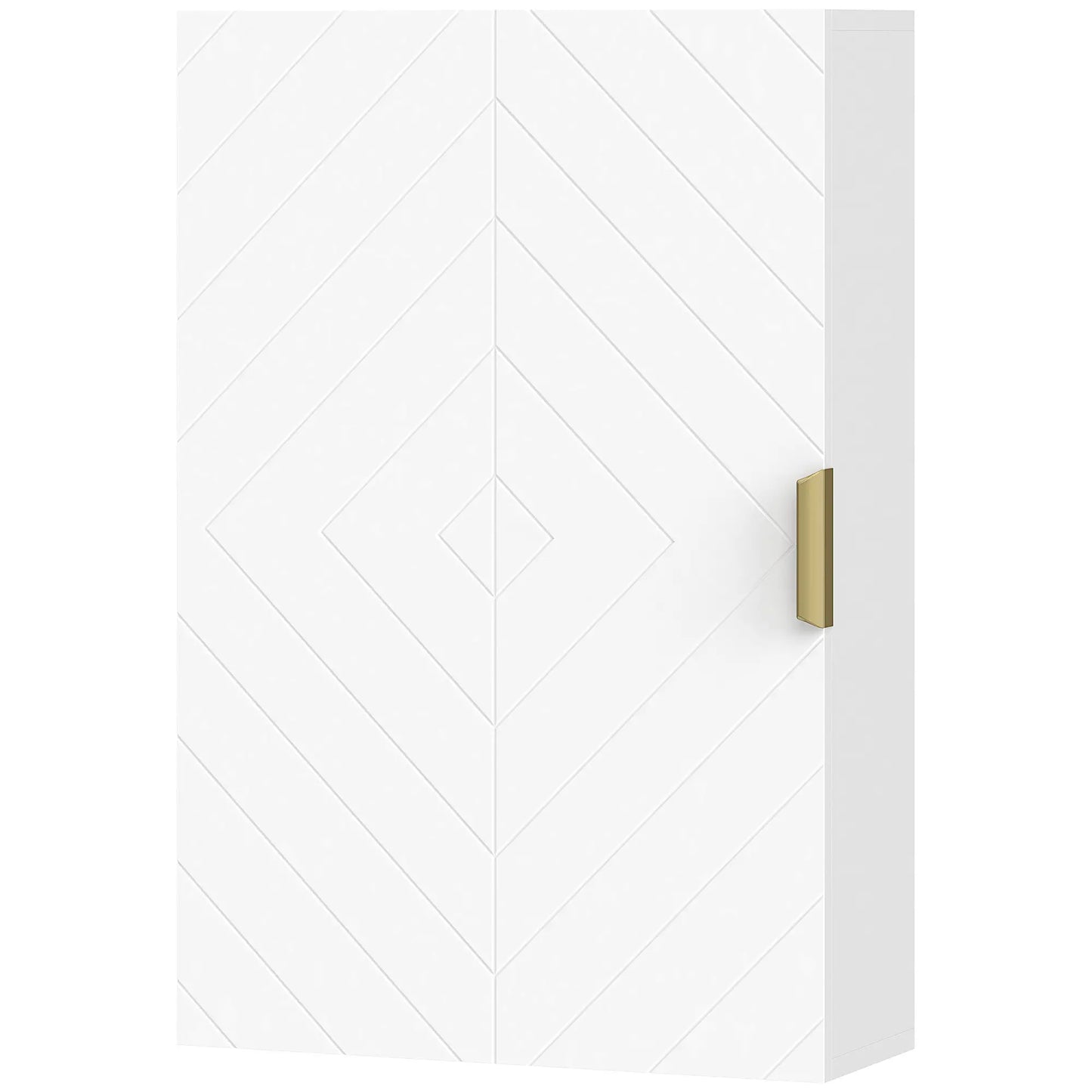 Modern Bathroom Medicine Cabinet, Adjustable Shelves, Single Door Bathroom Cabinets White at Gallery Canada