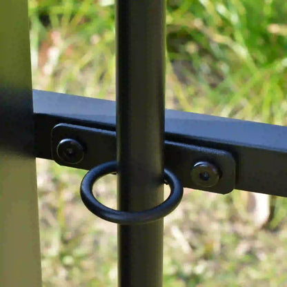 12' x 10' Outdoor Gazebo, Retractable Canopy, Steel Frame, Beige Pergolas at Gallery Canada