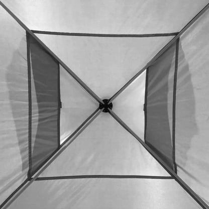 10' x 10' Pop Up Canopy Tent, Adjustable Height, 1 Sidewall, Wheeled Bag, Grey Pop Up Canopies at Gallery Canada