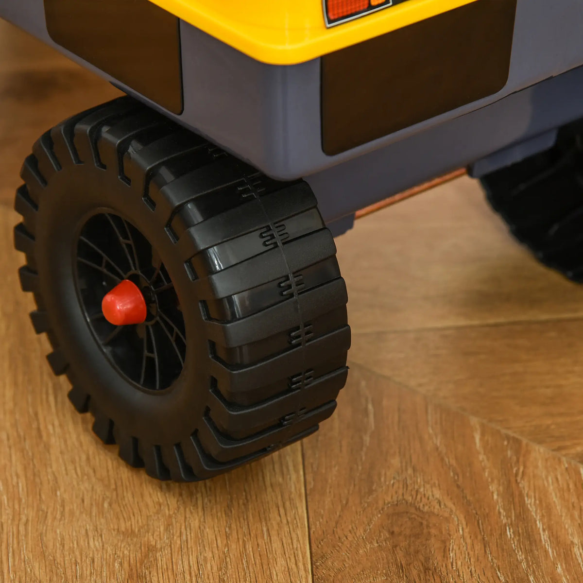 Ride On Excavator Toy, 2 in 1 Design, Detachable Buckets, Music, Light, Yellow Toy Excavators at Gallery Canada