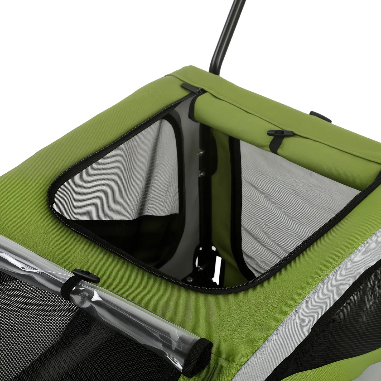 2-in-1 Dog Bike Trailer Pet Stroller, Green Dog Bike Trailers & Strollers at Gallery Canada