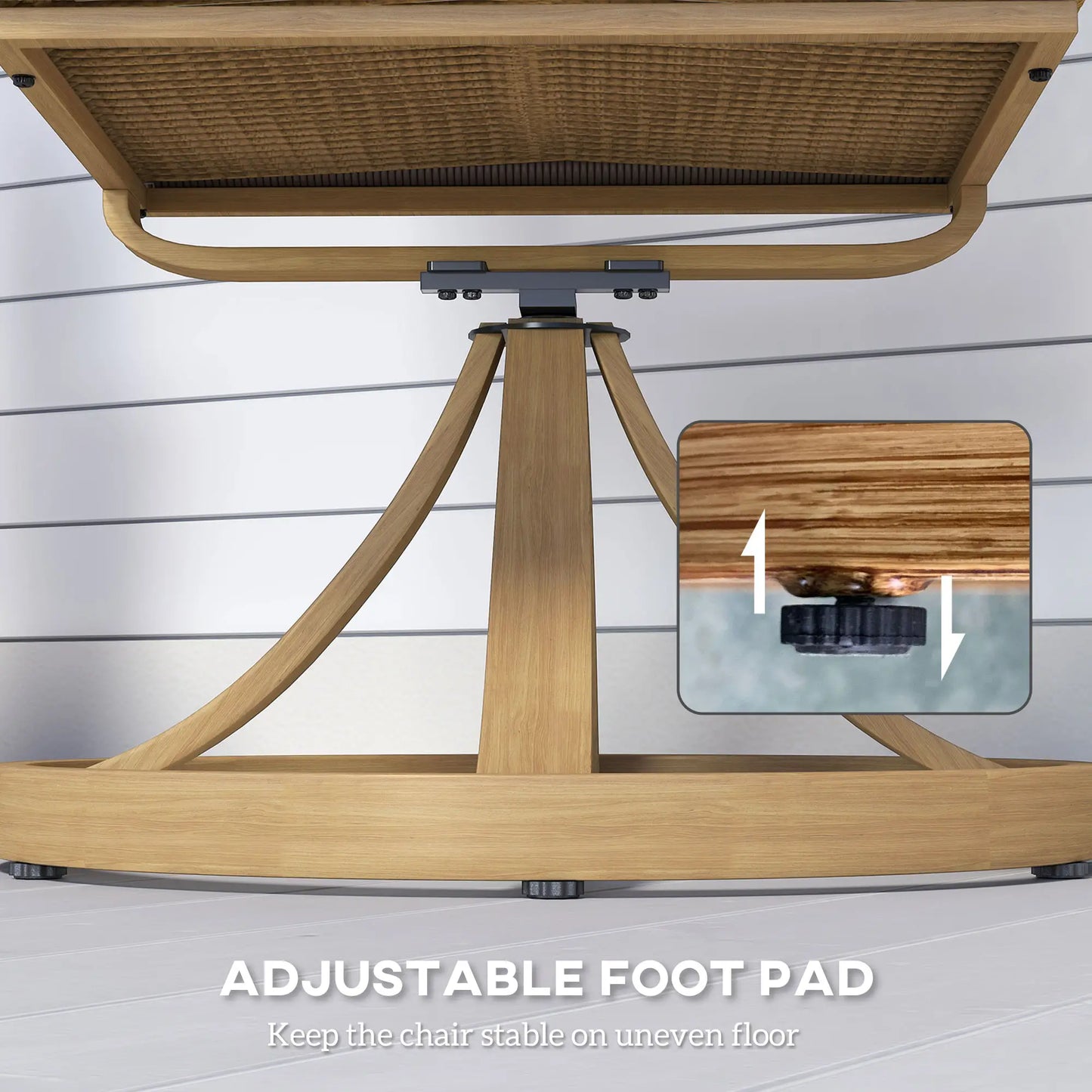 Outdoor Swivel Dining Chairs Set of 2, Patio Rattan with Cushions, Khaki Patio Chairs at Gallery Canada