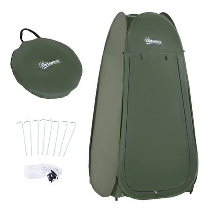 Green Popup Shower Tent, Portable Changing Room, Green Camping Tents Army Green at Gallery Canada