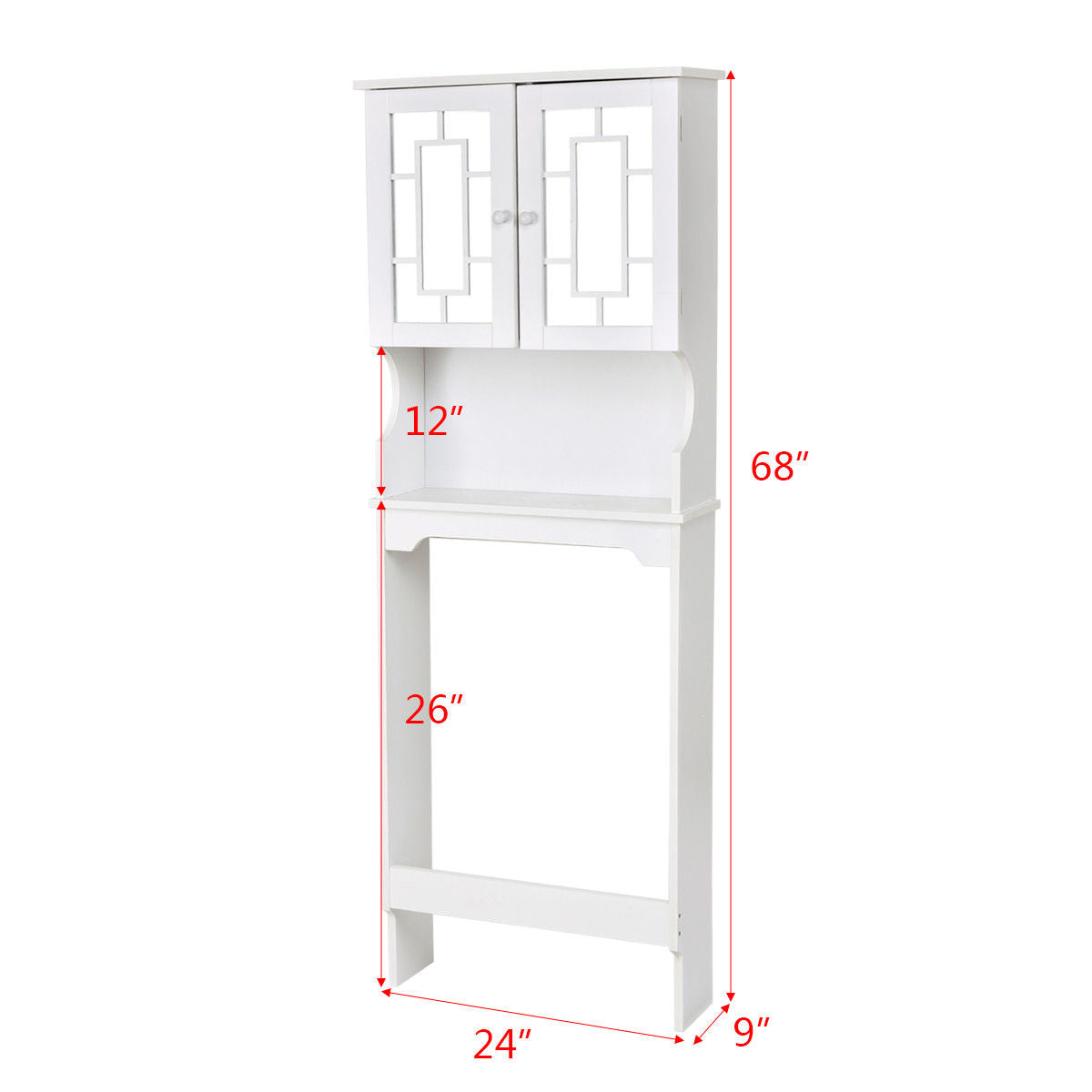 Bathroom Over Toilet Storage Cabinet Shelf Toilet & Bidet Accessories at Gallery Canada
