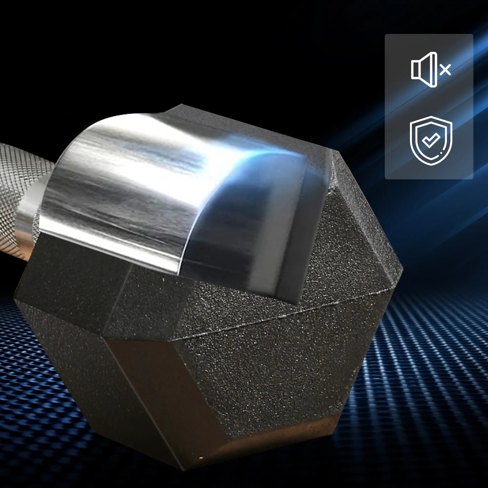 Rubber Dumbbells Weight Set, 24lbs Total, 12lbs Each, Black Dumbbells & Barbells at Gallery Canada