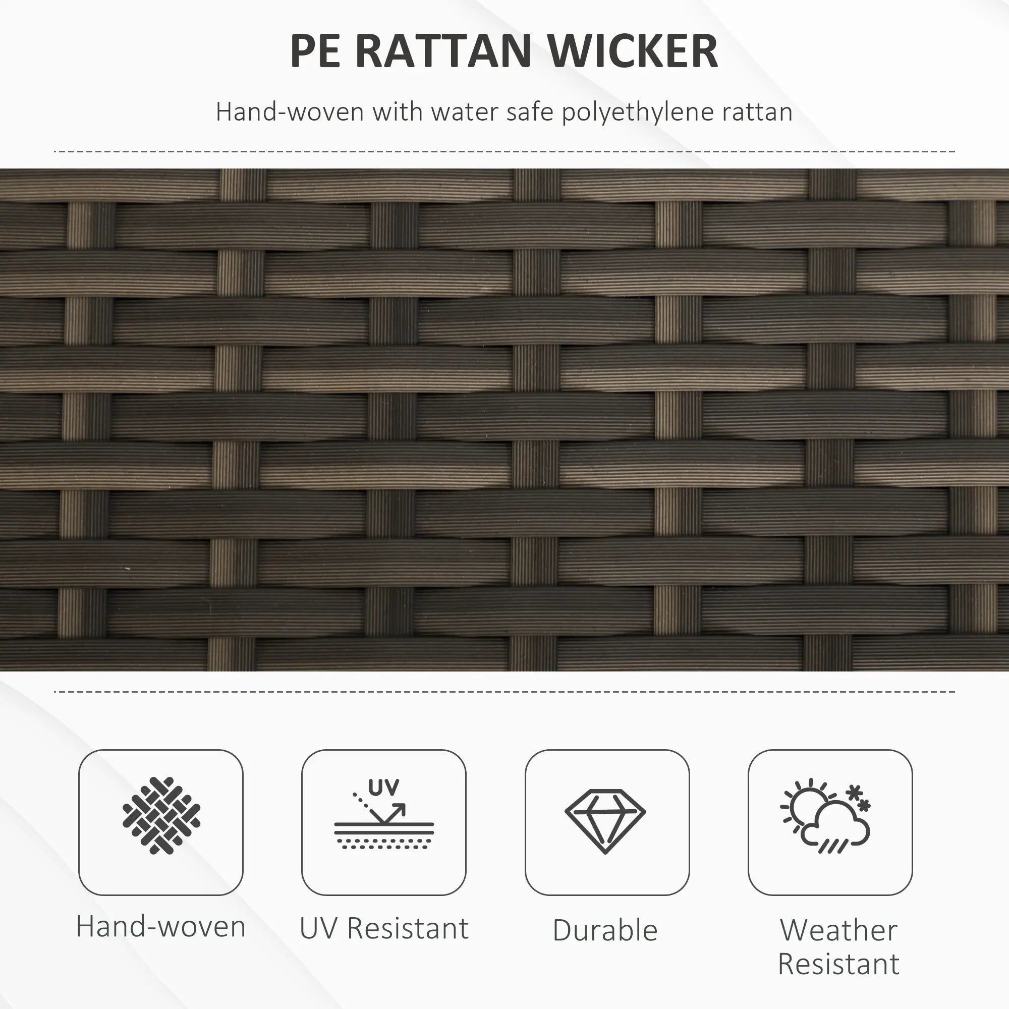 2-In-1 Outdoor PE Rattan Storage Bench, 29 Gallon, Cream Patio Storage Boxes at Gallery Canada