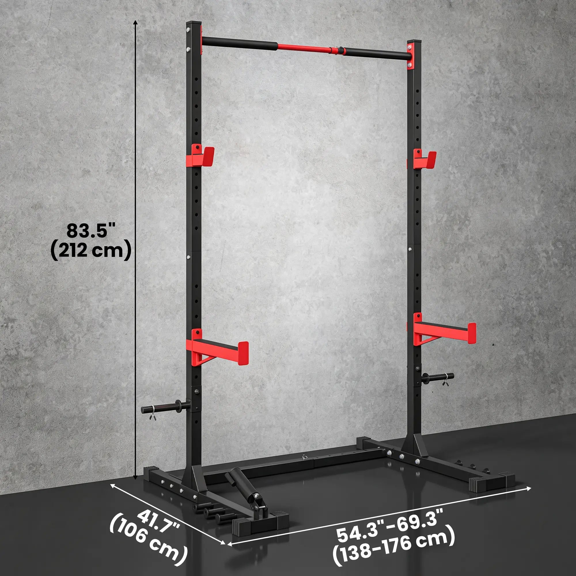Power Cage Squat Rack, 1100 lb Capacity, Adjustable Power Towers at Gallery Canada